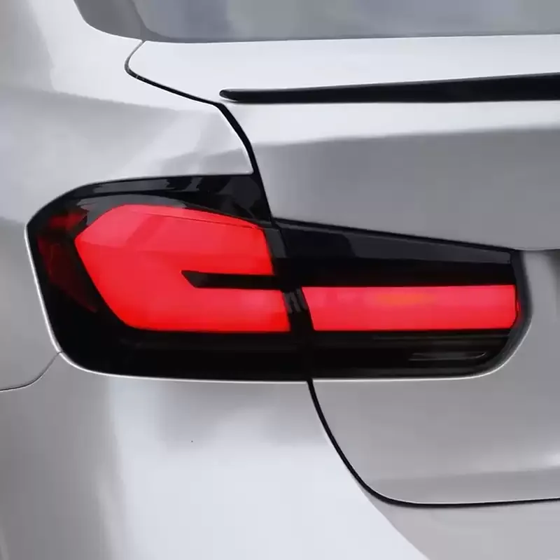 مجموعة الضوء الخلفي لسيارات BMW 3 Series F30 320i 328i 335i M3 تعديل G30 2013-2018 LED تشغيل بدوره إشارة الفرامل مصباح الضباب الخلفي
