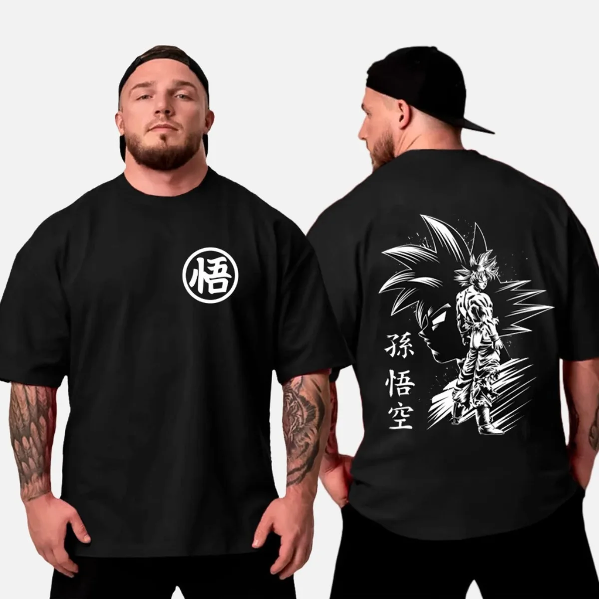 

Новая модная футболка Dragon Ball Son Goku в стиле аниме Harajuku, летняя, мужская, хлопковая, для фитнеса, ретро, уличная одежда, оверсайз, женская повседневная футболка