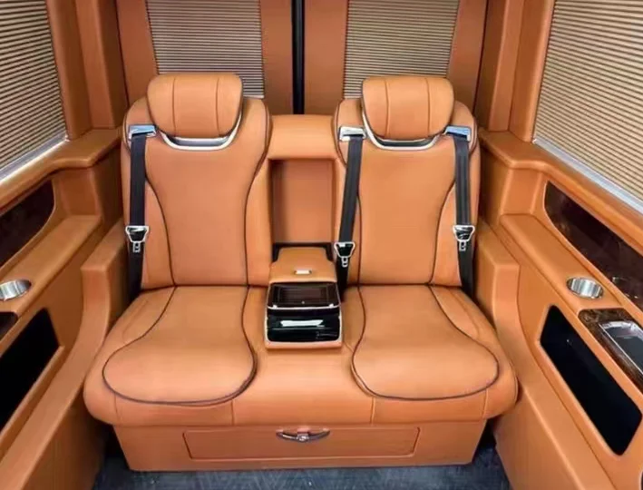 Customized Luxury Rear Leather Interior Kit for Sprinter/Vito/V-Class Metris W447 V300 V250d V300d Hiace Full