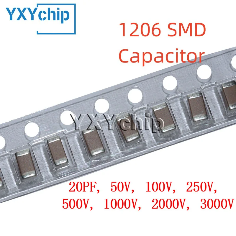 50PCS 1206 20PF 50V…