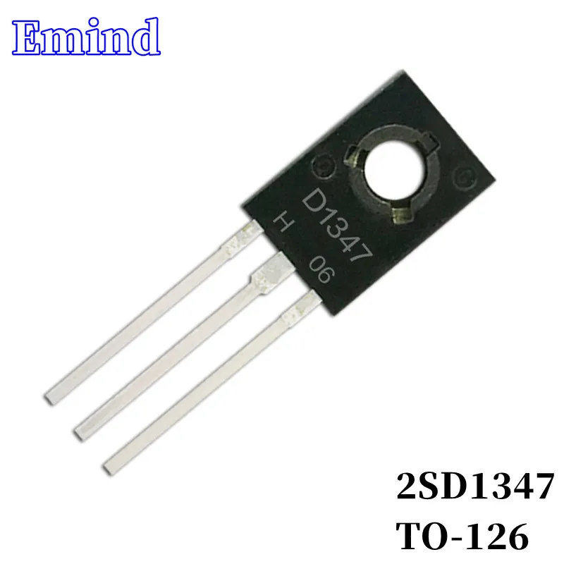 10/20Pcs 2SD1347 D1347 DIP Transistor ZU-126 Typ NPN Bipolar Verstärker Transistor 60V/2A