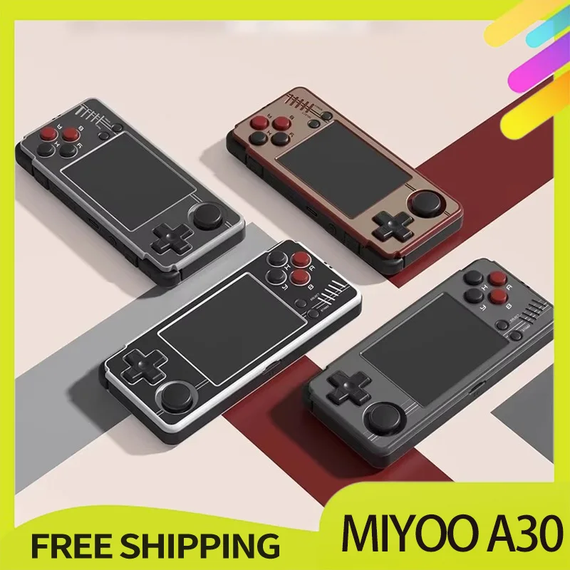 Miyoo A30 Play Station Portable Classic Retro Mini Online Battle Gba Handheld Game Console 4-Core 1.3ghz Customized Gamer Gifts