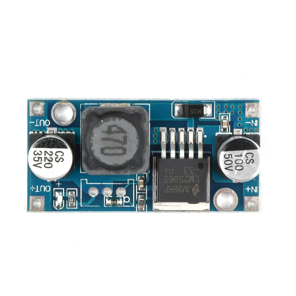 LM2596S DC-DC DC Adjustable Step-Down Power Supply Module Regulator Board 3A 3.2V-40V To 3.3V/5V/12V 3.2V-35V To 1.25-30V