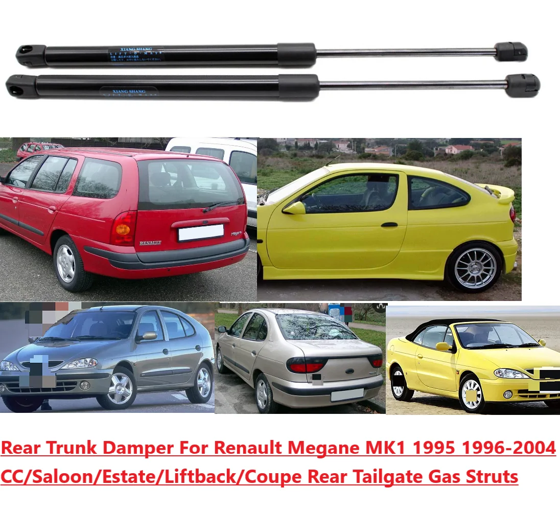 

Rear Damper For Renault Megane MK1 CC/Saloon/Estate/Liftback/Coupe 1995-2004 Rear Tailgate Boot Gas Spring Struts Lift Support