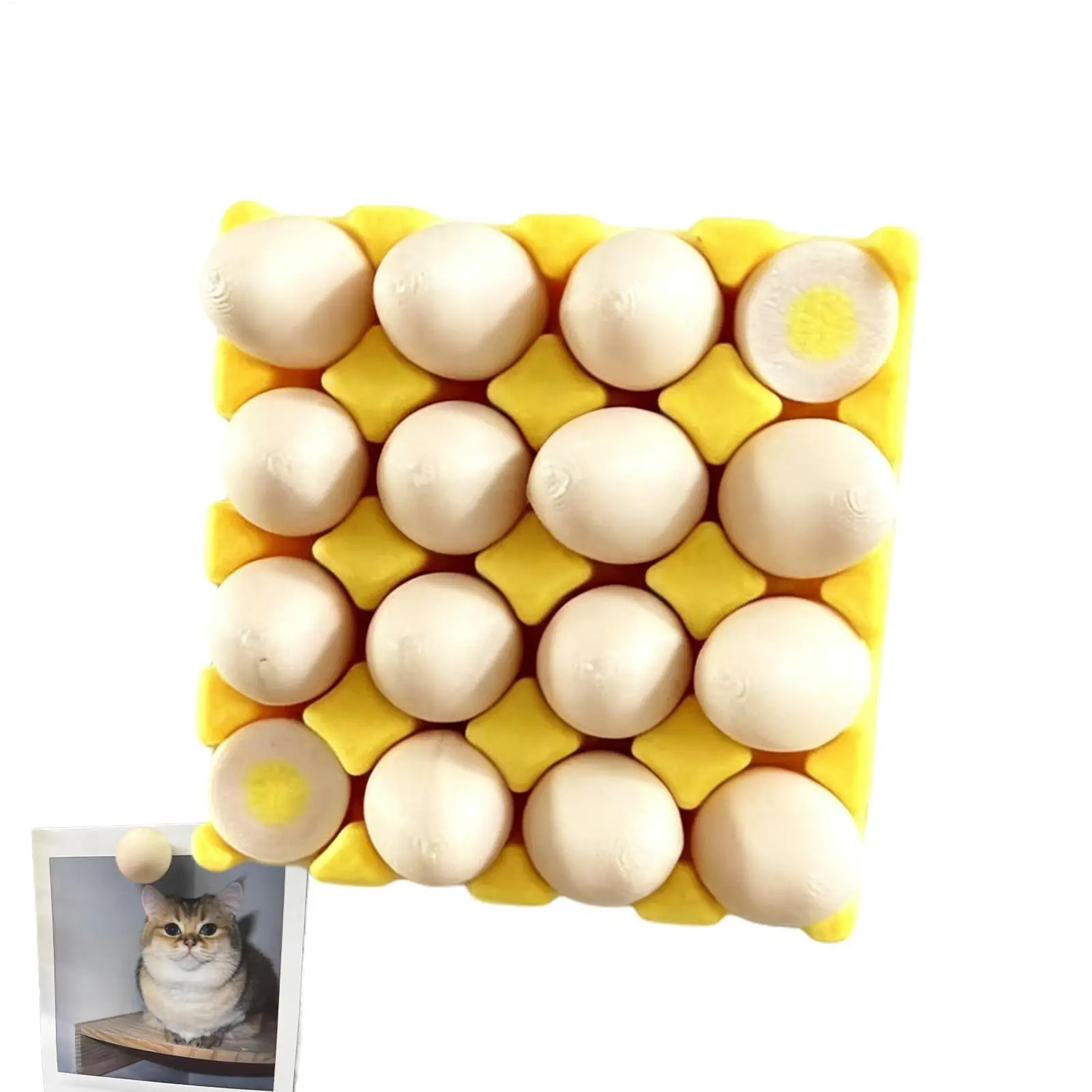 Egg Carton Magnet Refrigerator Decoration Food Shaped Fridge Magnets for Women Men Homeowners Renters Collectors Home Apartment