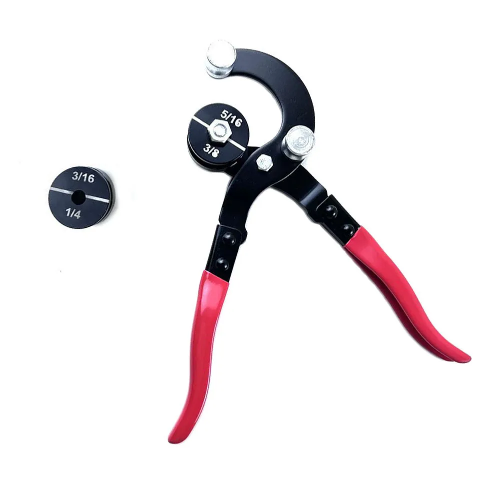 323x140mm Manual Pipe Bender Brake Pipe Bender Air Conditioning Maintenance Brake Maintenance Tool Double Gauge Press Wheel