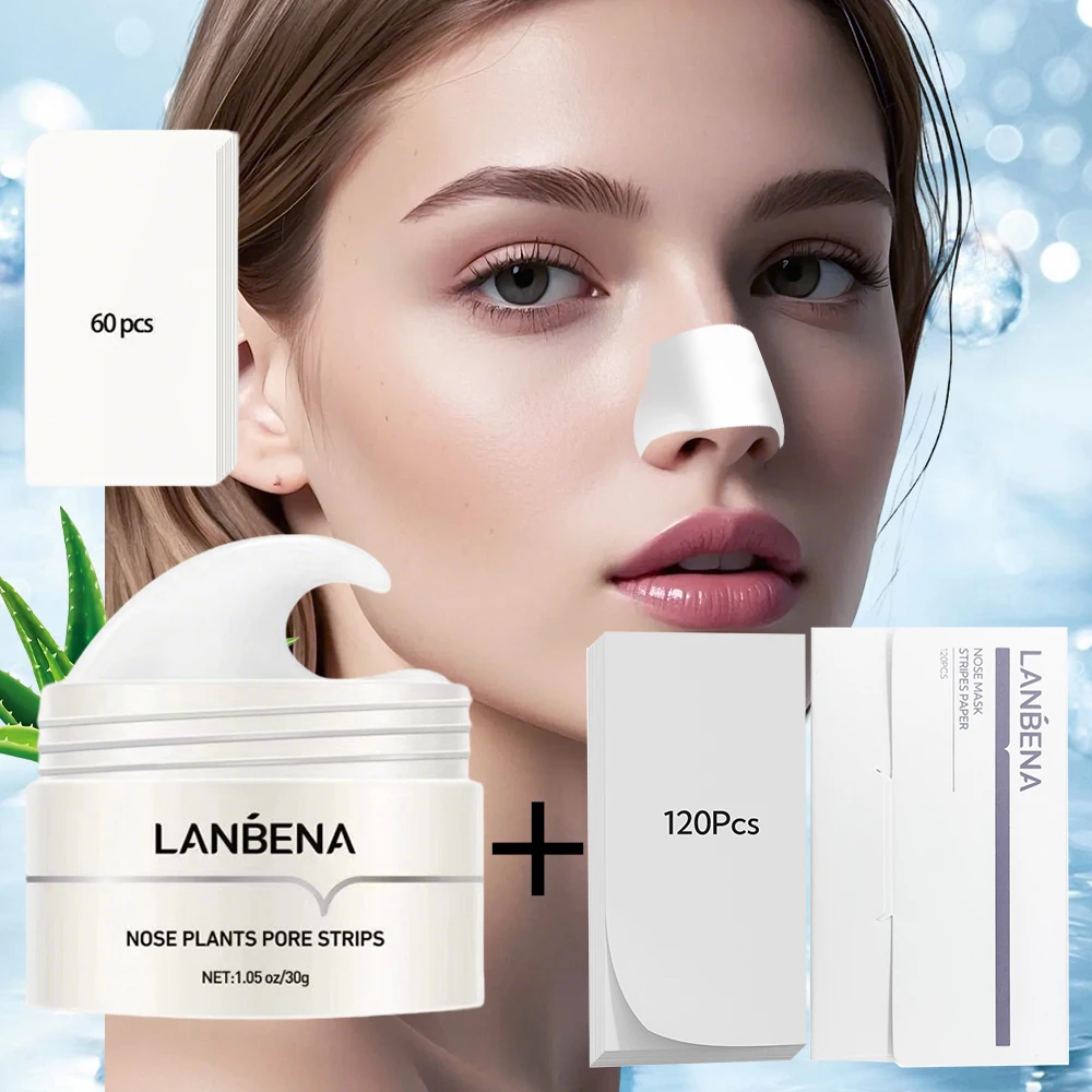 Blackhead Remover Peel Off Mask Deep Cleansing Hydrating Oil Control Pore Strip Peeling Mask with 180pcs Nasal Mask Paper view 3