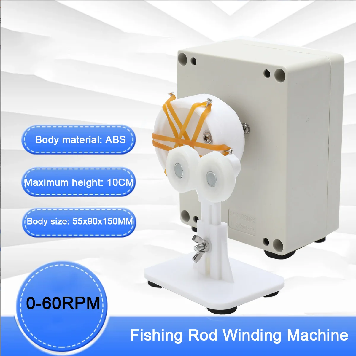 Mesin pancing, 1 Set mesin pancing profesional, mesin lilitan DIY portabel, alat memancing AC 100-240V / DC 12V