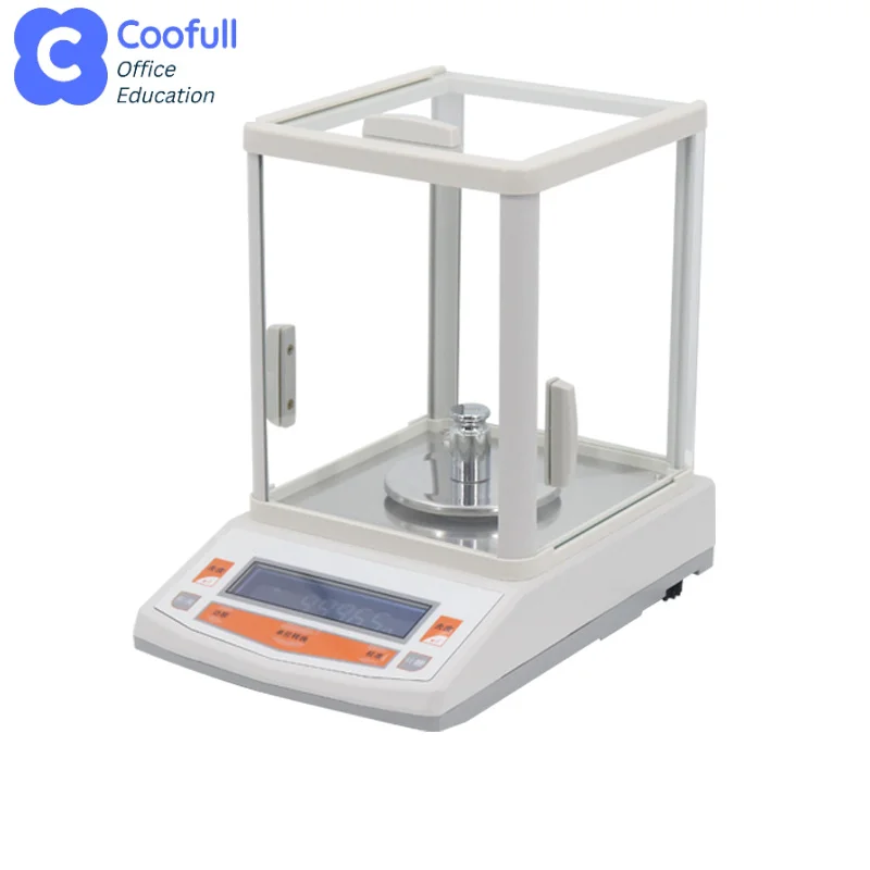 COOFULL High Precision 0.001g-1mg Electronic Analytical Balance for Lab Weighing with 232 Ports