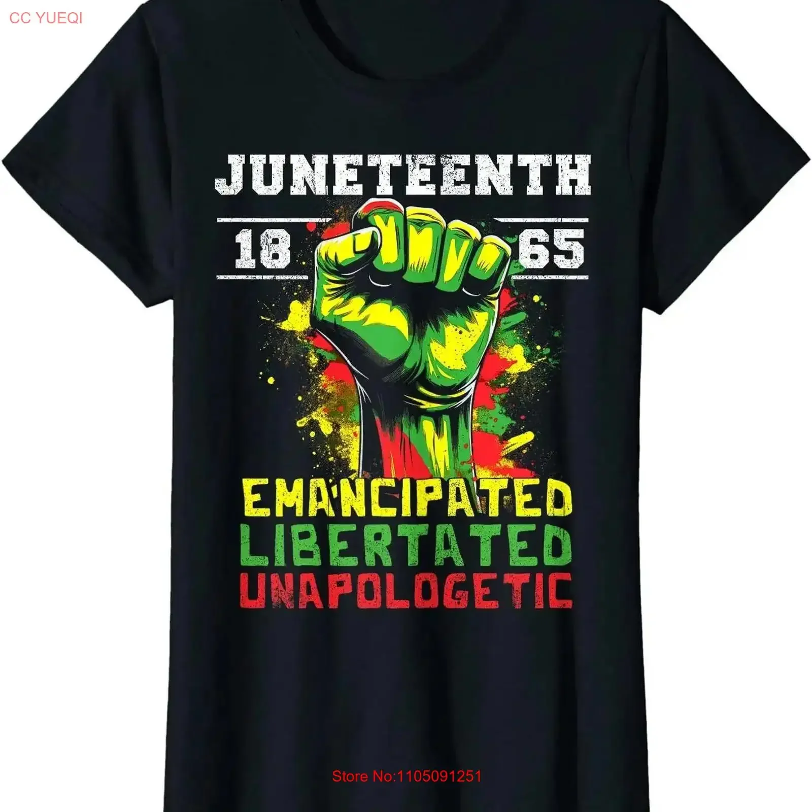 

Афро-американская свобода Juneteenth 1865 г., черная женская футболка с круглым вырезом и историей, винтажная, удобная, унисекс, с мягкой графикой