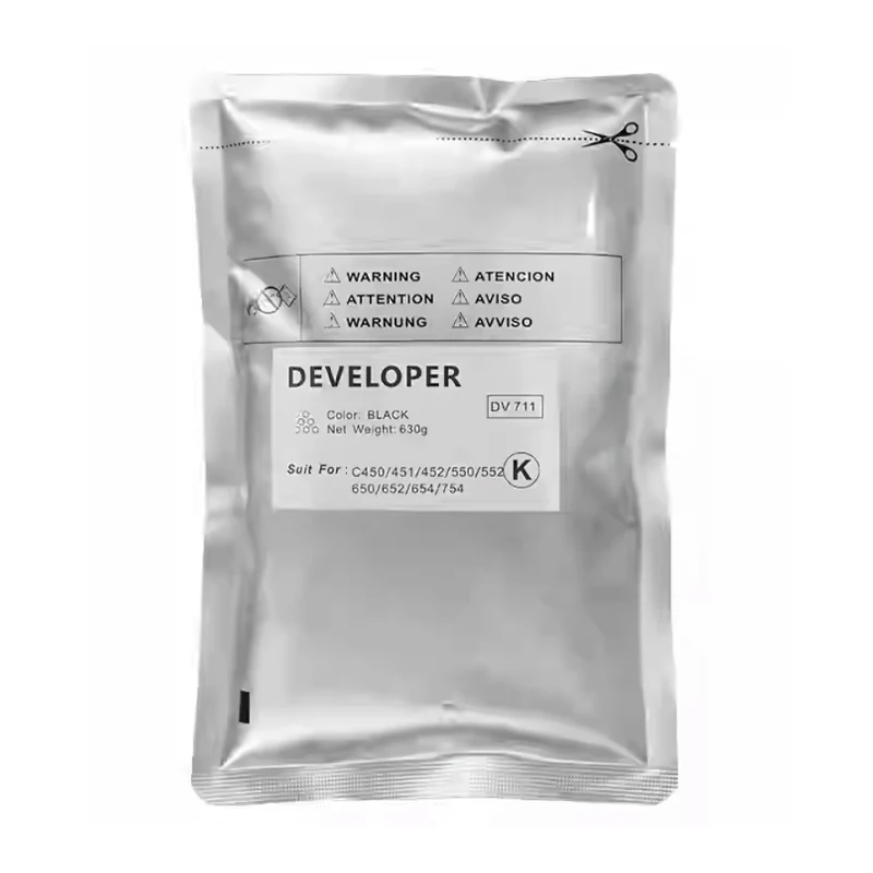 1PCS DV711 DV 711 Developer Toner Powder For Konica Minolta Bizhub C450 C451 C452 C550 C552 C650 C654 C754 C654e C754e Printer