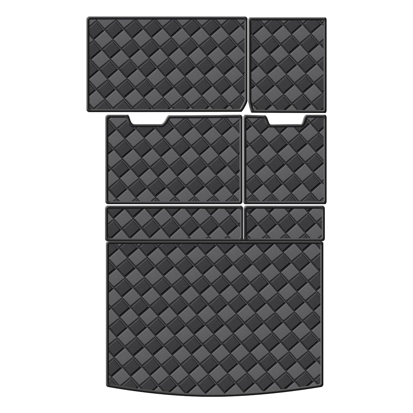

Car Floor Trunk Cargo Mat for 2015 2020 Chevrolet Suburban GMC Yukon XL 8 Seats waterproof Liner Antiwear Antidirty