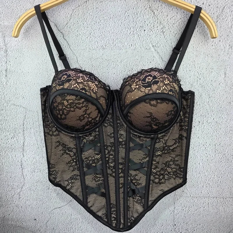 

vintage Chic camis lace off shoulder Sexy backless autumn Fashion tank Tops Women Crop Top