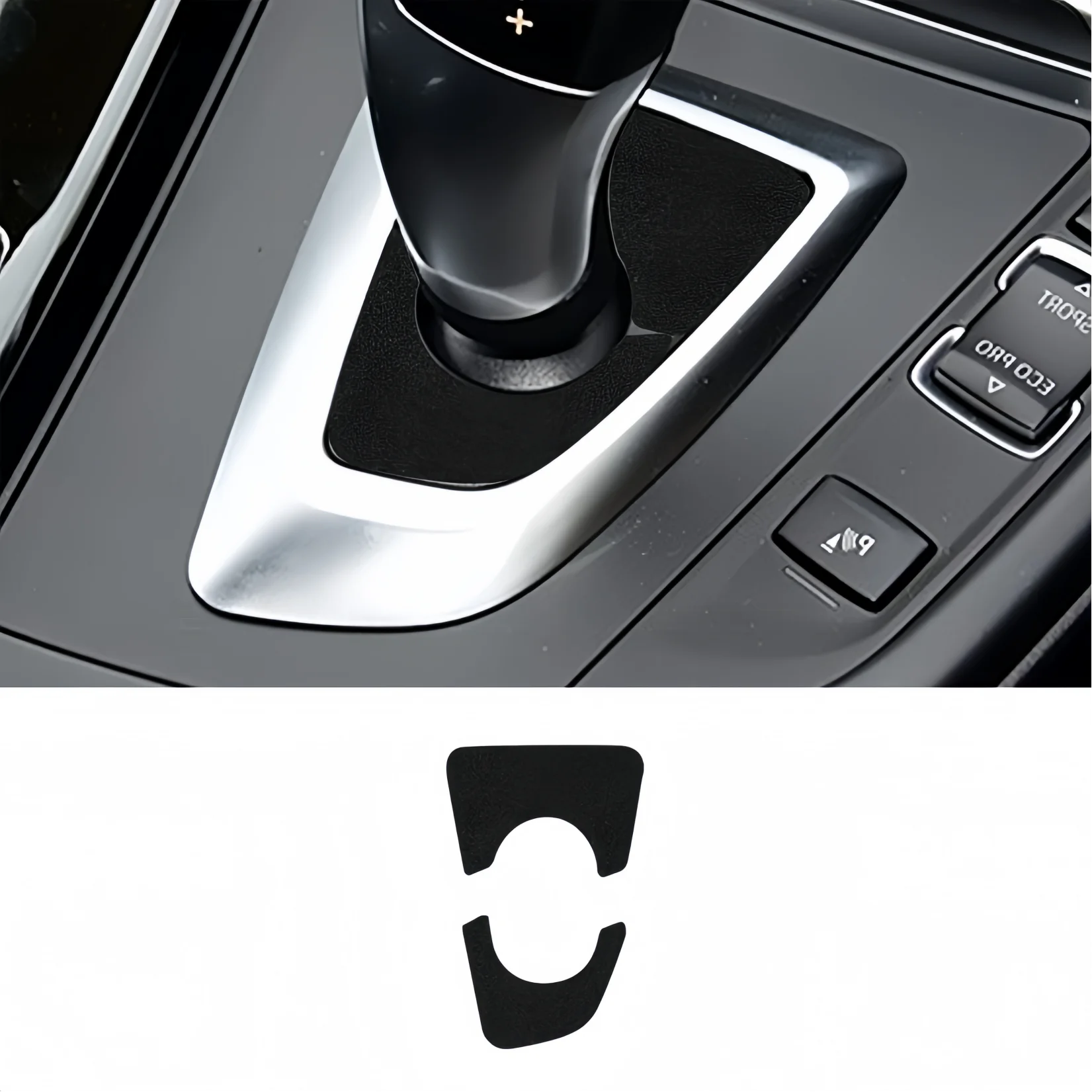 

For BMW 3 Series F30 F34 2013-2018 Piano Black Interior Car Gear Lever Base Panel Frame Trim Cover Decor Sticker Auto Zubehör