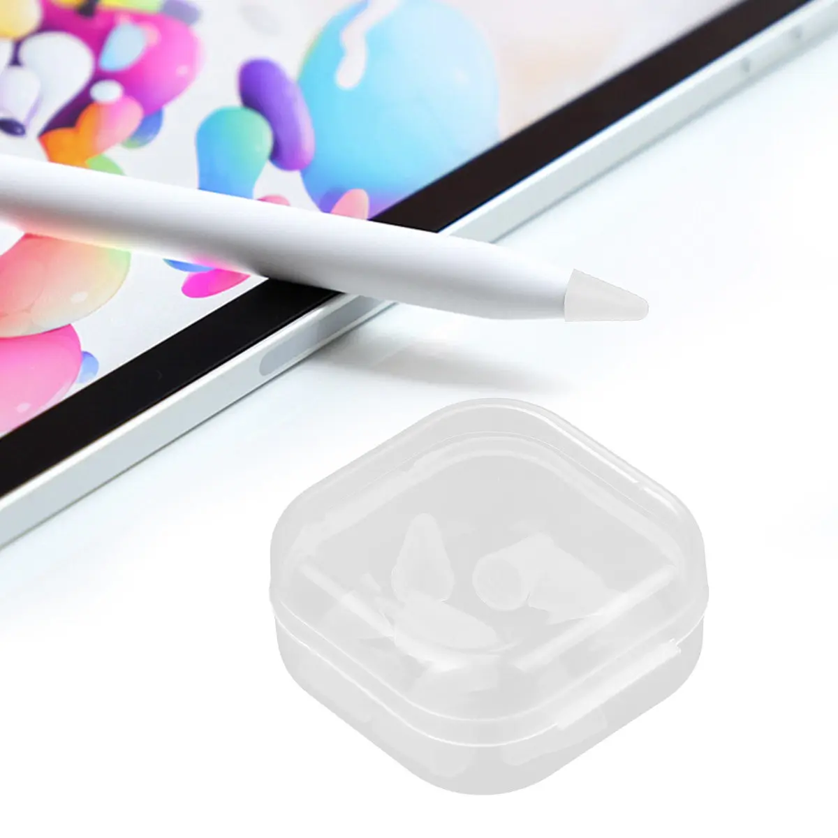 

8Pcs Protective Case Anti-Slip Stylus Cover Silicone Sleeve Compatible for Apple Pencil 1 2 Writing Accuracy