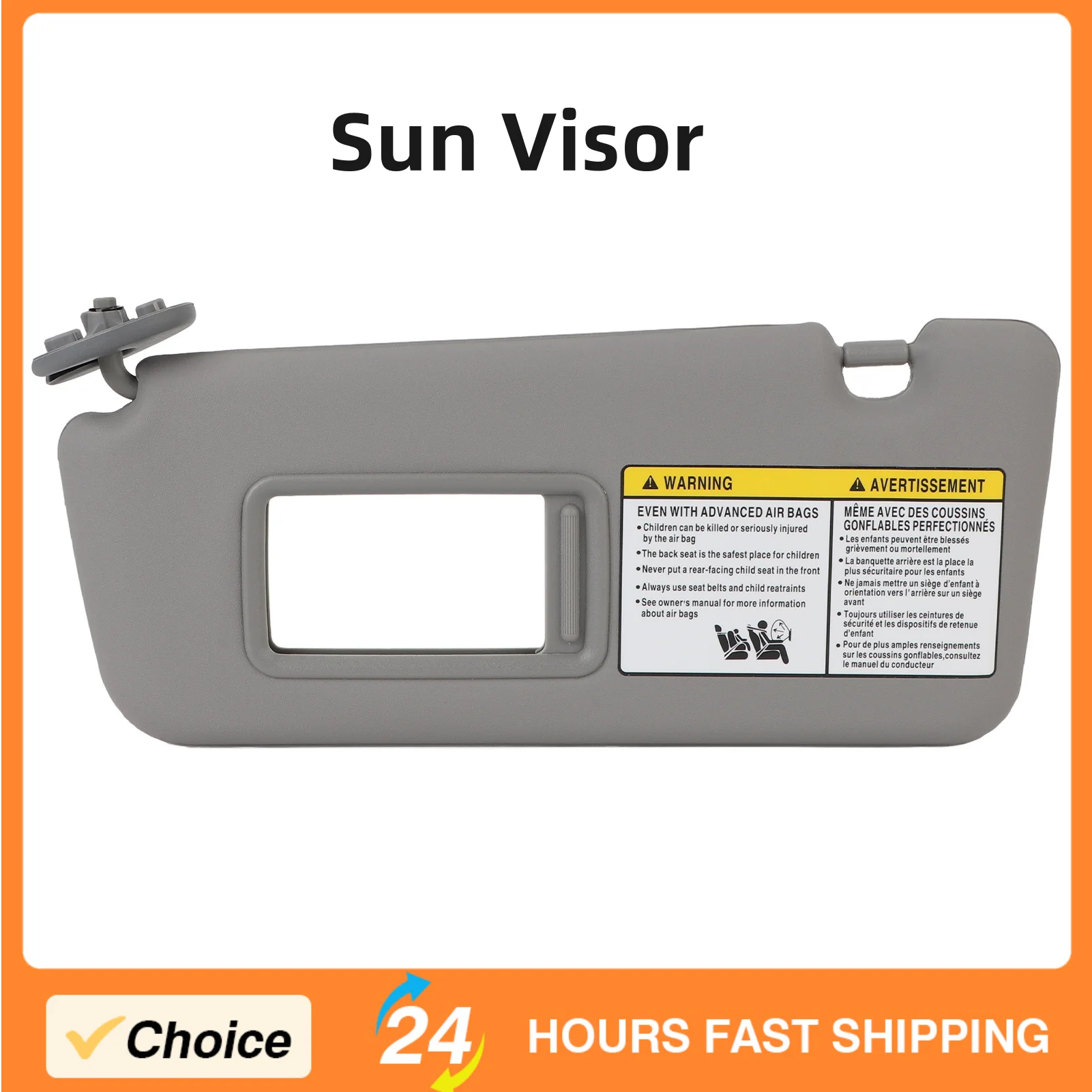 

Car Sun Visor Cracking 7432042420B0 for Toyota RAV4 2004-2005 Left Driver Side Multifunctional Sunvisor Shade With Makeup Mirror