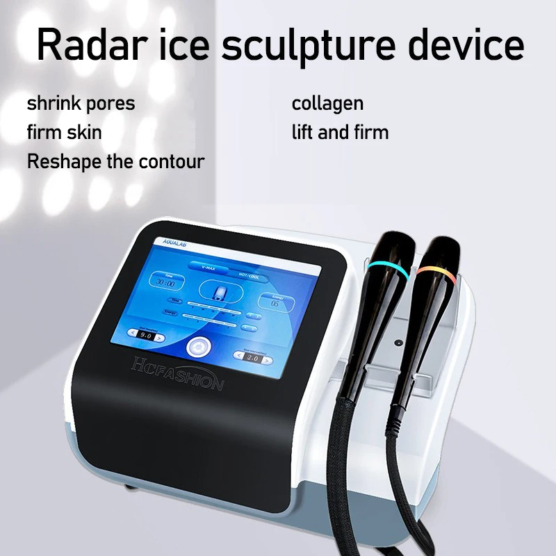 

Новое радарное устройство для ледяной скульптуры для лифтинга, подтяжки и введения холода и горячего в салонах красоты