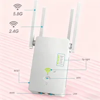 AC1200 Wireless 5G WiFi Extender/Router/AP Dual Band Repeater Booster Signal 802.11AC Long Range 1200Mbps Wi-Fi Access Point