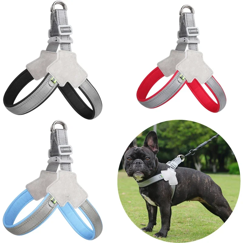 

Pet Dog Harness For Small Medium Dogs Cat Reflective Puppy Cats No Pull Breathable Mesh Saddle Pet Chihuahua Bulldog Supplies