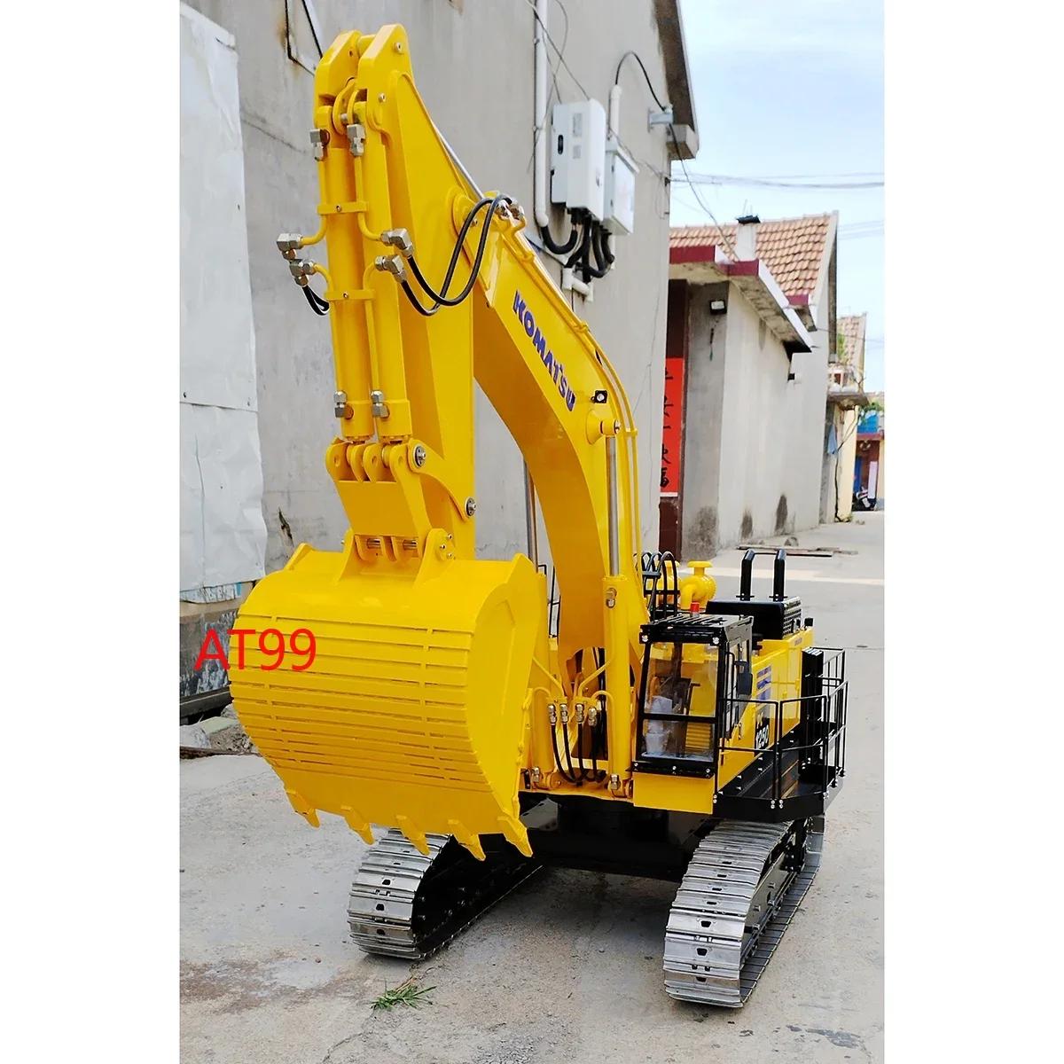 1/8 PC1250 RC Excavator Metal Heavy Engineering Excavator with Light and Sound System Adult Remote Control Truck Toy