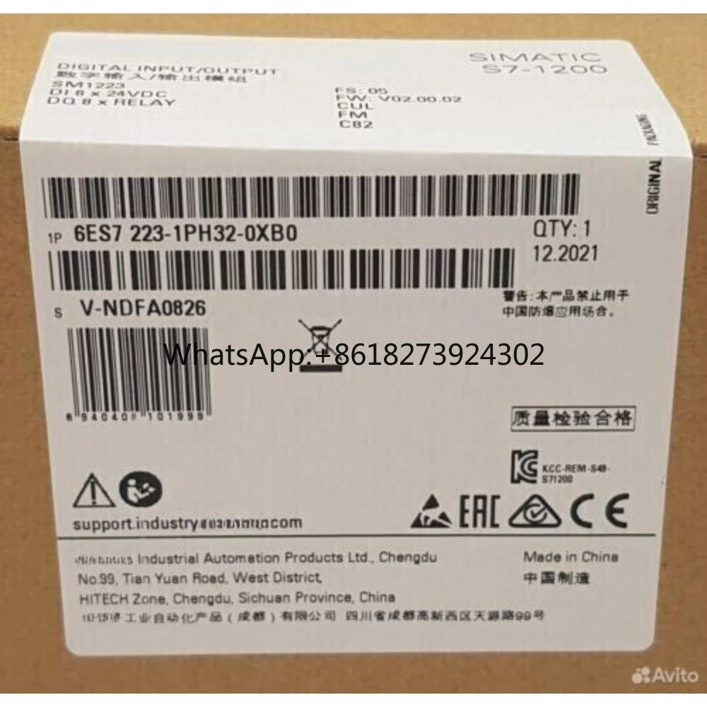 

Brand NEW 6ES7223-1PH32-0XB0 Simatic S7-1200 6ES7 223-1PH32-0XB0 PLC Module