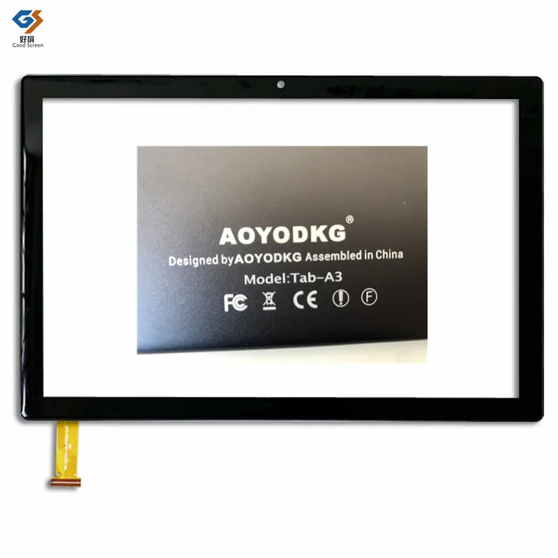 Nowy 10,1-calowy czarny dla Aoyodkg Tab-A3 Tablet Pojemnościowy ekran dotykowy Digitizer Czujnik Zewnętrzny szklany panel ANGS-CTP- 101647   A0