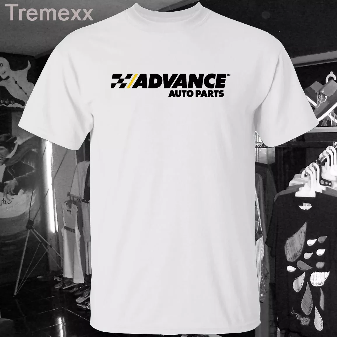 

2025 Новая футболка унисекс Advance Auto Parts с забавным принтом, хлопковая футболка с короткими рукавами и круглым вырезом для мужчин и женщин