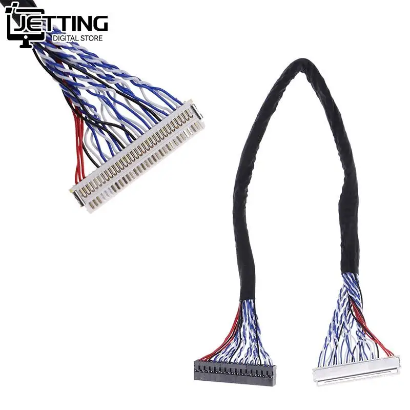 1pc 8 Bit LVDS Cable FIX-30 Pin 2ch For 17 19 22 26 inch LCD/LED Panel Controller 25cm Z17