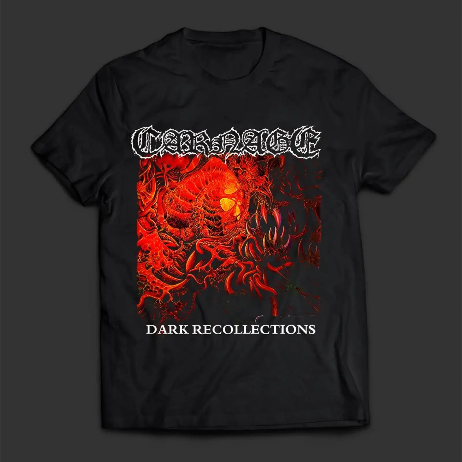 CARNAGE Dark Recollections T SHIRT vintage Washed Stylish Versatile Top For Everyday Wear Soft Stretched Unisex