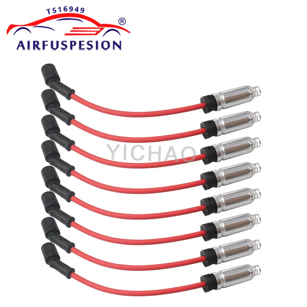 8pcs High Performance Spark Plug Ignition Wires For Chevy Silverado Tahoe Suburban Avalanche GMC Sierra Yukon Cadillac 48322