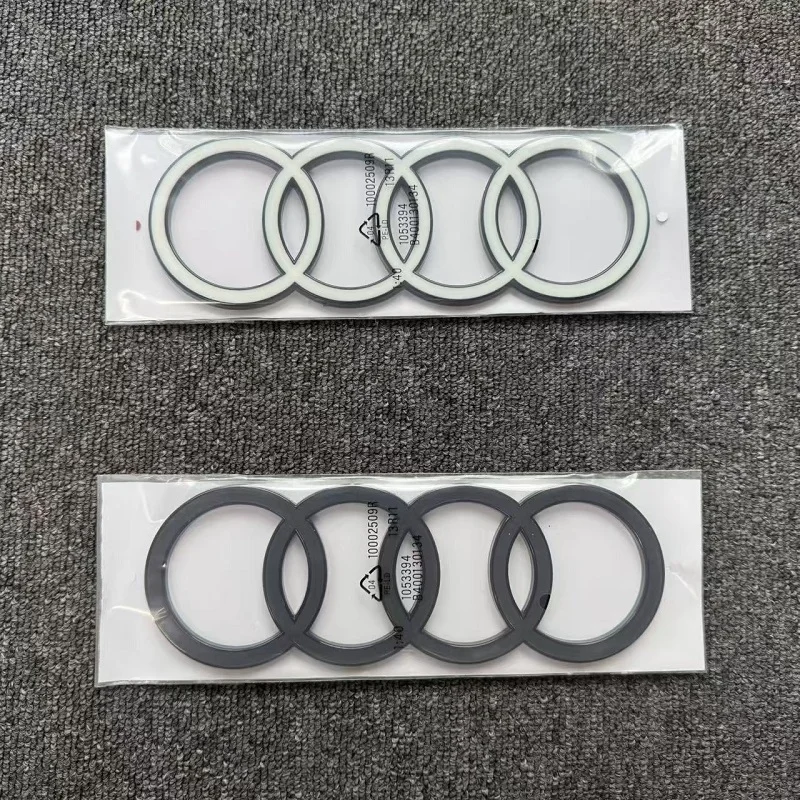 

New ACRYLIC 2026 Audi 202MM Rear Emblem For Audi A3 A7 A8 Q3 Q5 Q7 R8 RS6 Q8(18-) A7L(22-) A4L(20-) A6L(20-) S4(20-) S6(12-)