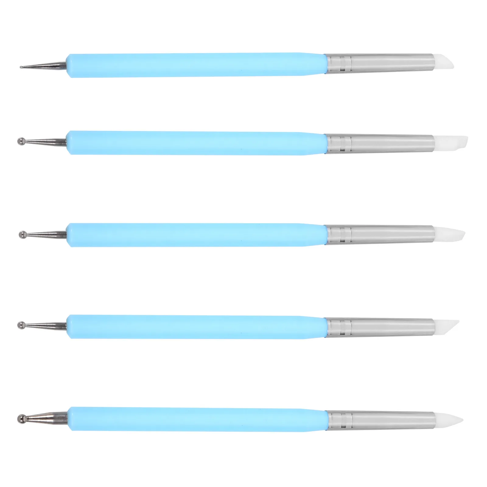 1Set Exquisite Nail Art Pen Set Professional Manicure Tool Kit for Nail Dotting DIY Manicure Non-Corrosive Long-Lasting Reusable