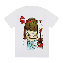 Yoshitomo Nara guitar Summer t-shirt Cotton Men T shirt New TEE TSHIRT Womens