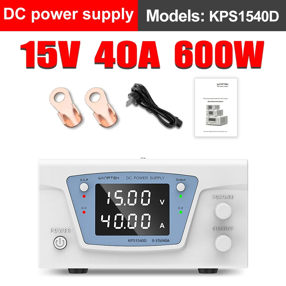 Wanptek Laboratorium DC-voeding 30V 10A 20A 60V 10A 20A 100V 5A 10A verstelbare gestabiliseerde variabele digitale geregelde bron