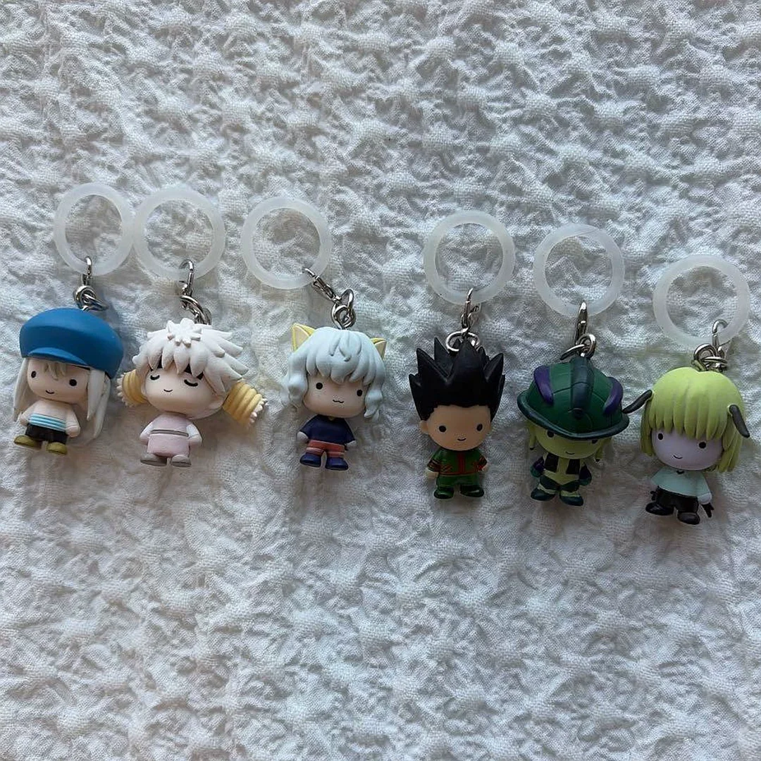 Bandai Hunter X Hunter Gashapon Keychain Chimera Ant Arc Character Pendant Meruem Anime Collectible For Anime Fans Bag Accessory view 3