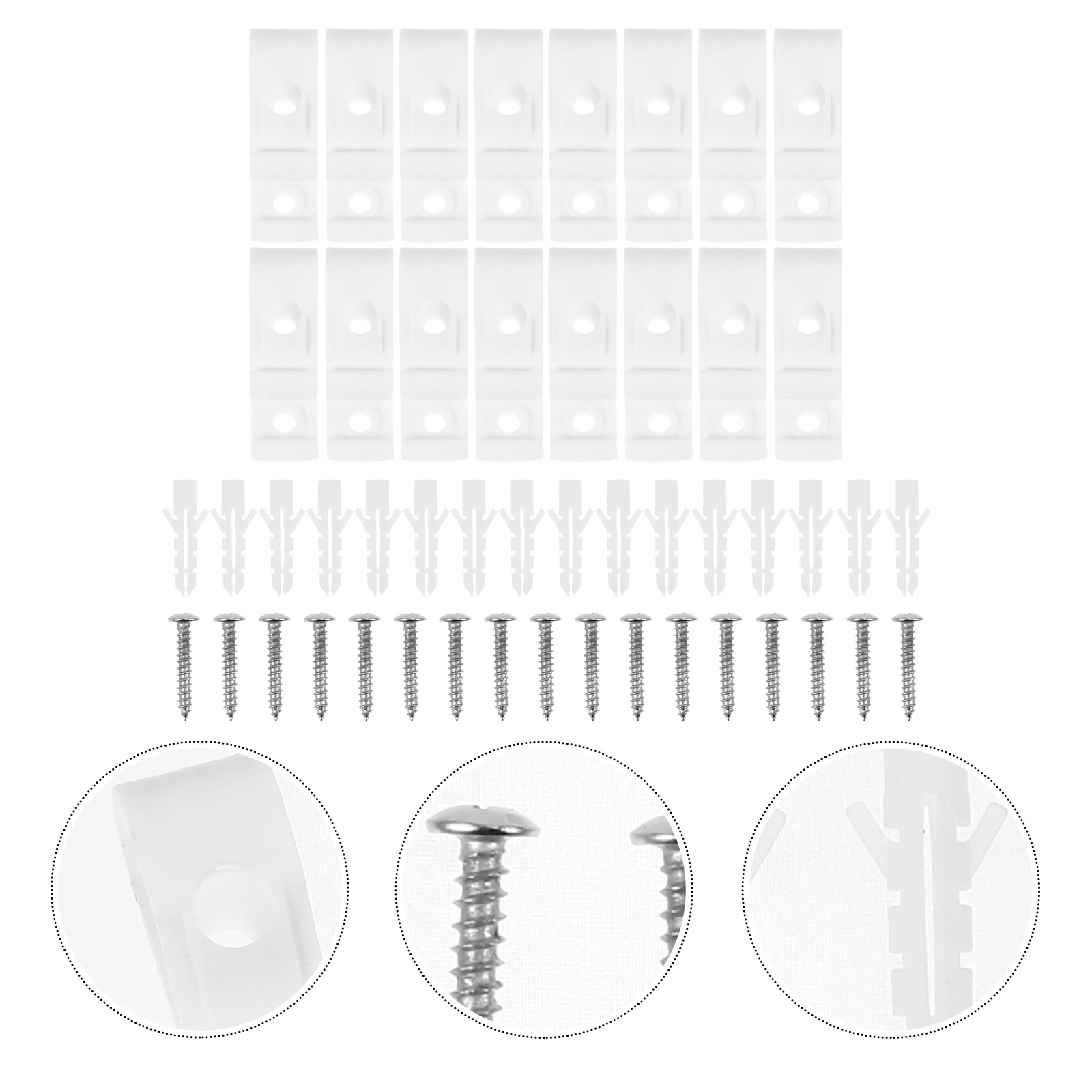 

16 set Blinds Roller Hook Easy Install Classic Design Matching Home Decor Bedroom Office Vertical Roman Roller Shutter