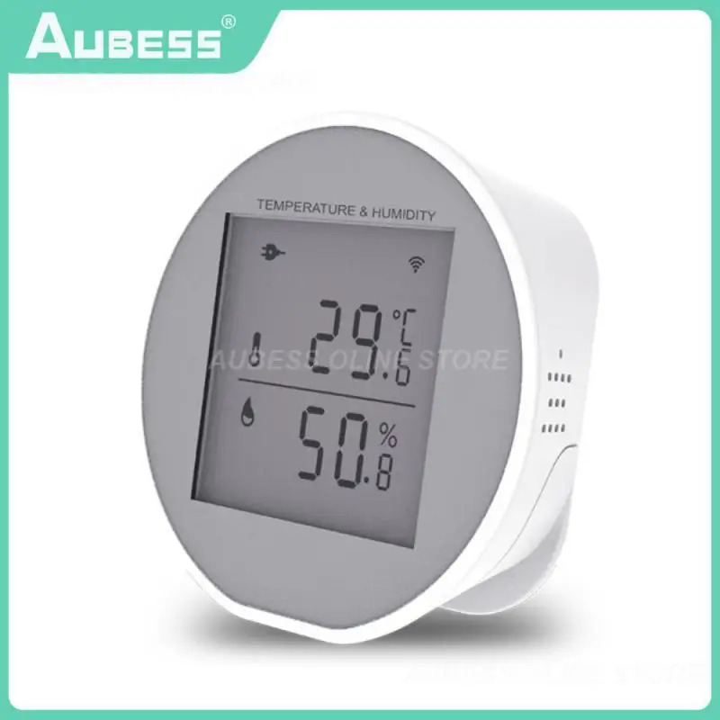 

Tuya Smart WIFI Temperature And Humidity Sensor Indoor Hygrometer Thermometer With LCD Display Smart Home Support USB Powered