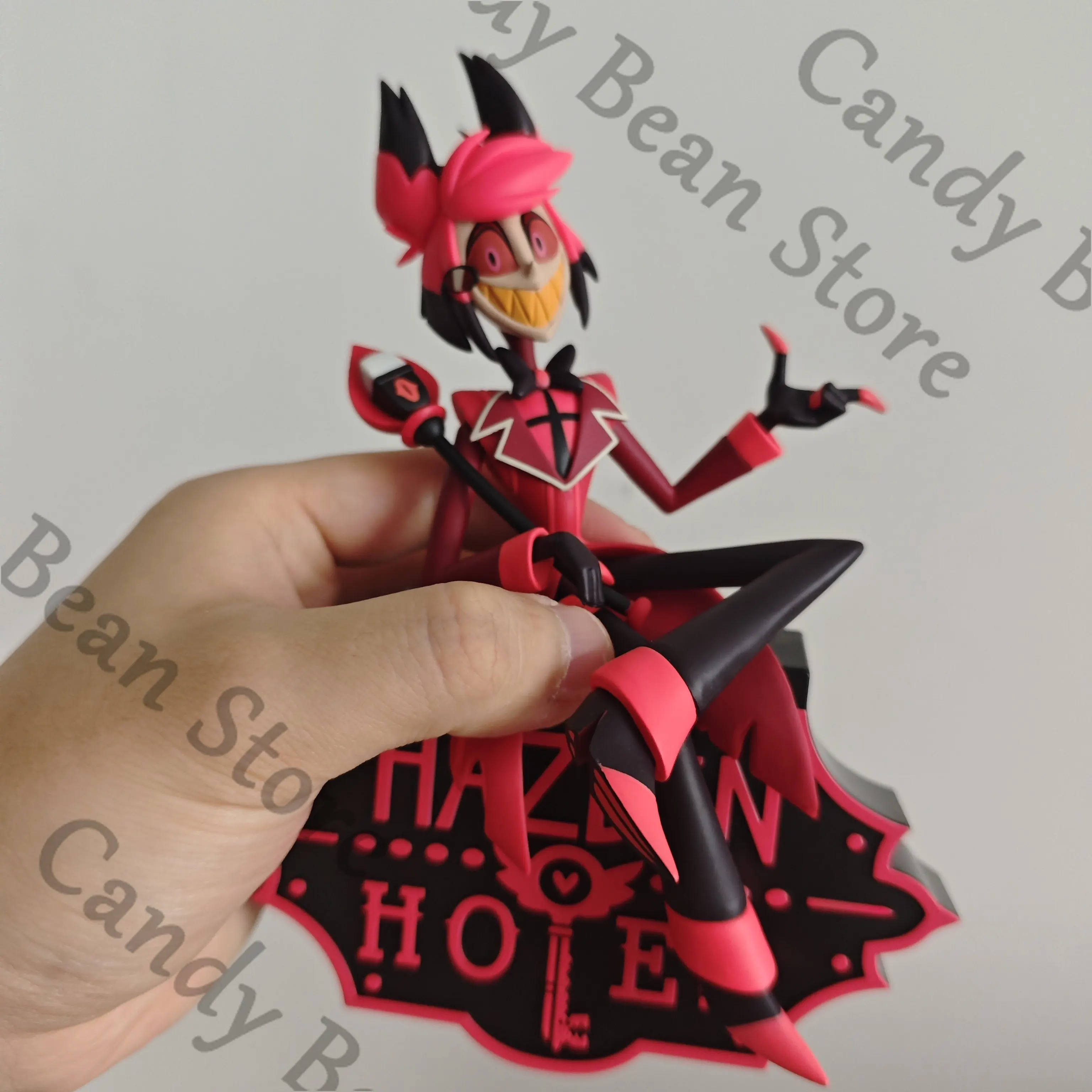Genuine Anime Hazbin Hotel Angel Dust Alastor Vaggie Charlie Husk Cosplay Figurine Cartoon Garage Kits Model Birthday Adorn Gift view 4