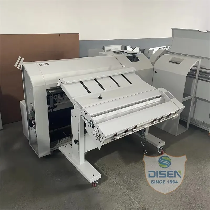 L4021 آلة طي الورق المخطط الأوتوماتيكية بالكامل آلة مجلد الورق ورقة الرسم الملون