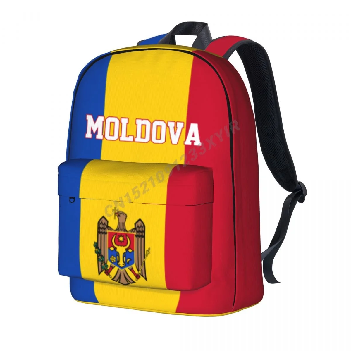 

Unisex Backpack Moldova Flag Moldavian Stitch Schoolbag Messenger Bag Case Laptop Travel Bag Mochila Gift