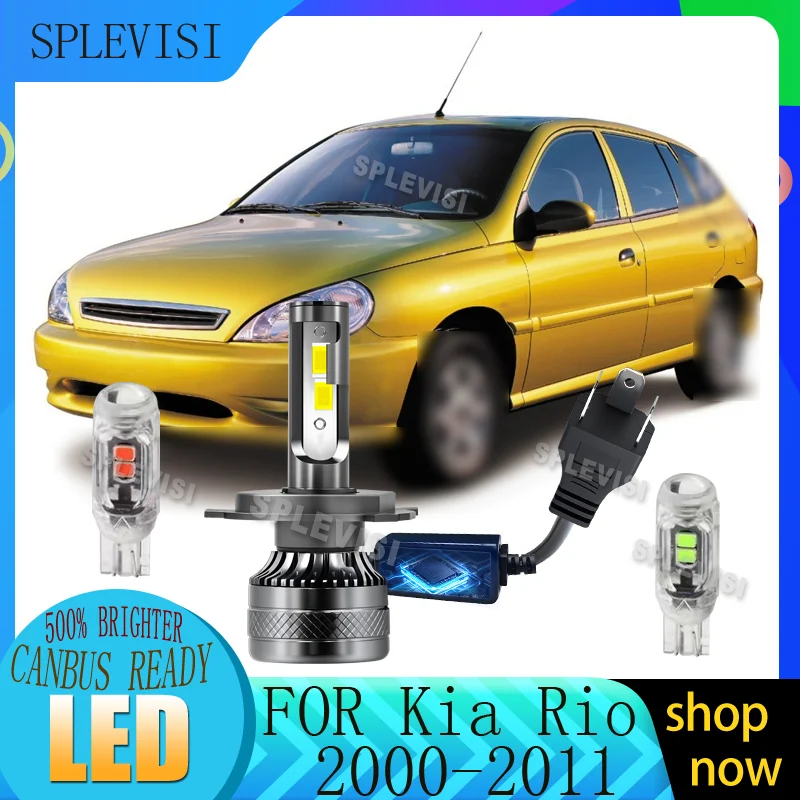 

IP68 With a 2-year warranty and easy installation process LED High Low For Kia Rio 2000 2001 2002 2003 2004 2005 2006 2007-2011