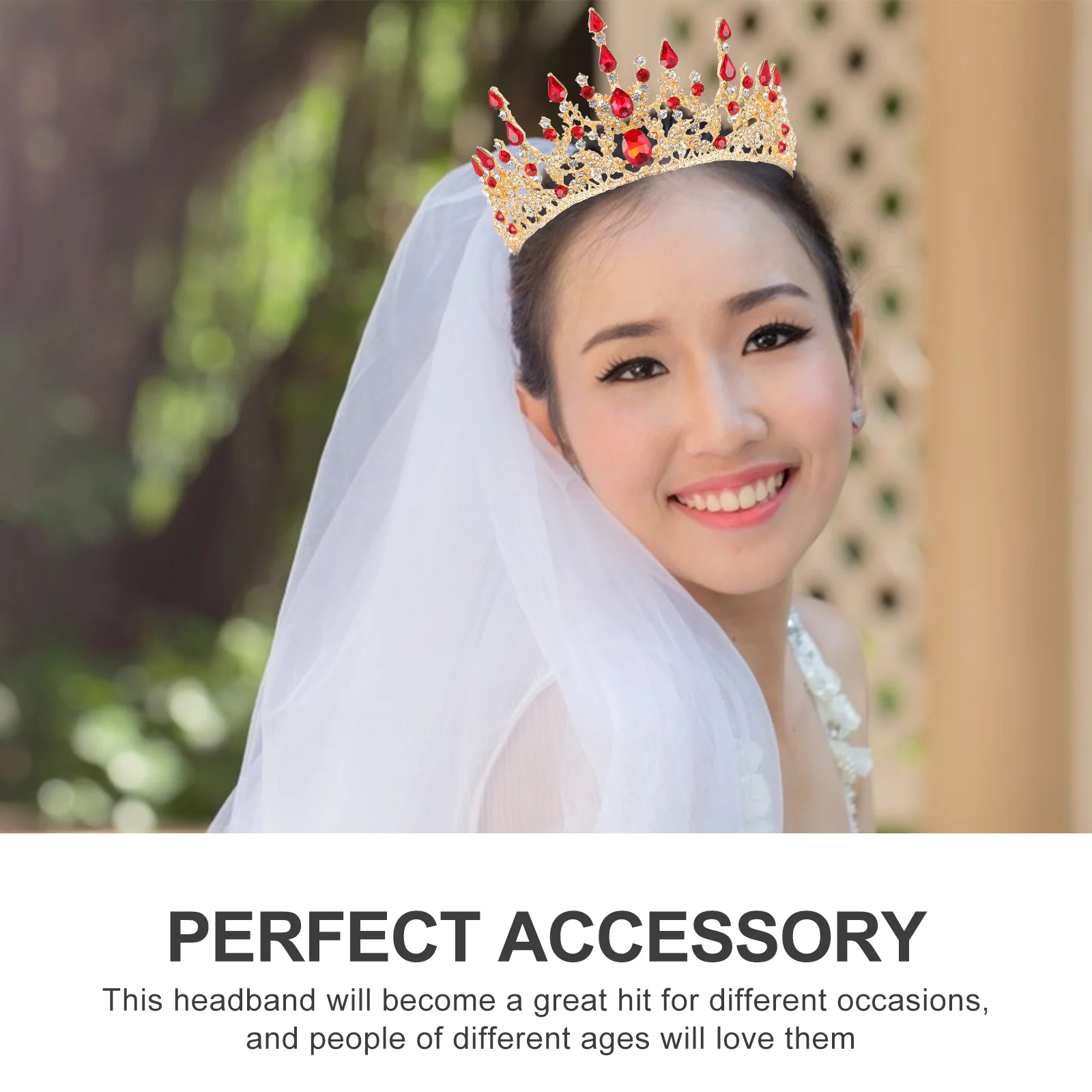 Bridal Crown Special Occasion Headpiece Wedding Headwear Dress Rhinestones Luxurious Decoration