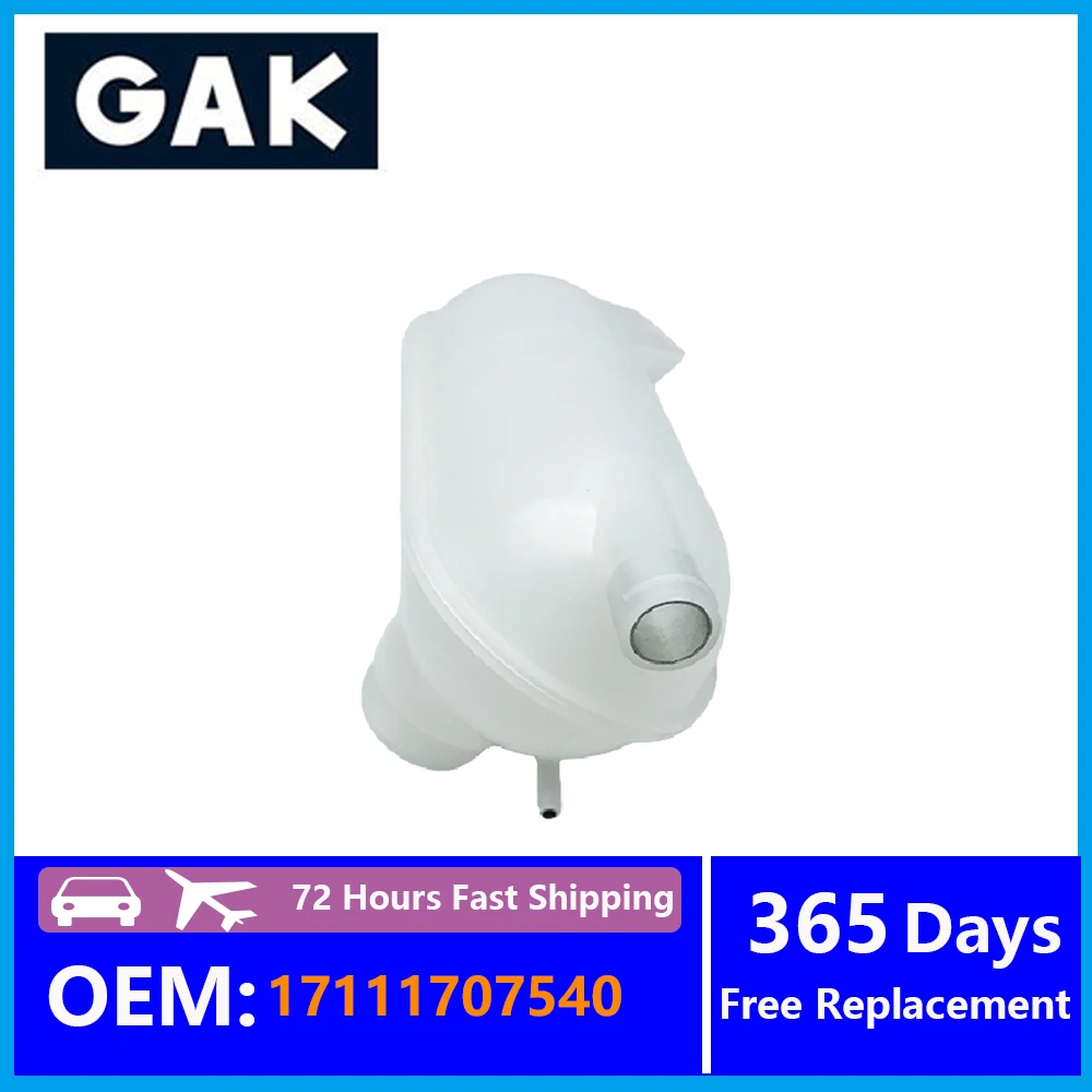 17111707540 GAK Coolant Expansion Tank Radiator Auxiliary Kettle Accessories For BMW E30 320I 323I 325I 325IX E28 520I 525E