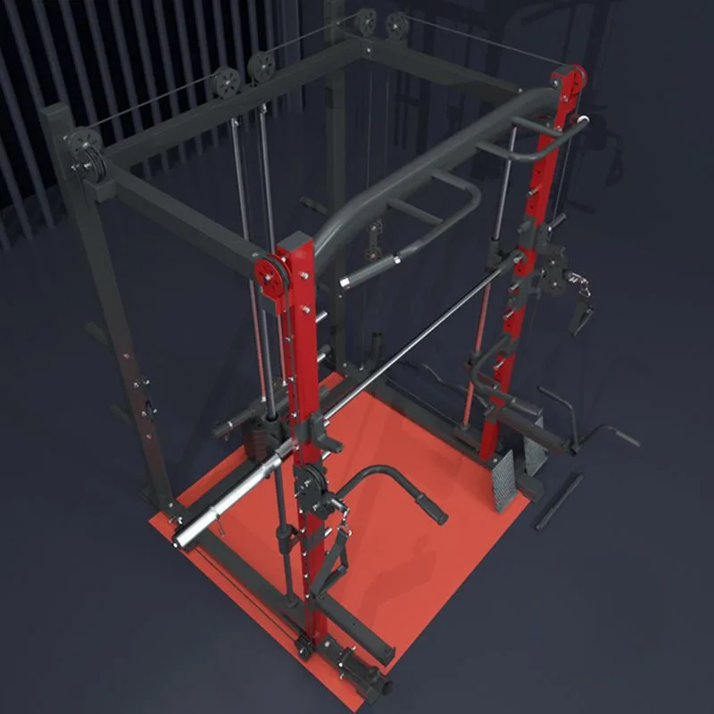 

Fitness Equipment Home Smith Machine Bench Press Squat Rack All-in-one Multifunctional Equipment Integrated Trainer
