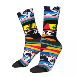 Funny Crazy Sock for Men 2023 Grid Liveries Hip Hop Harajuku F1 Formula 1 Happy Quality Pattern Printed Crew compression Sock