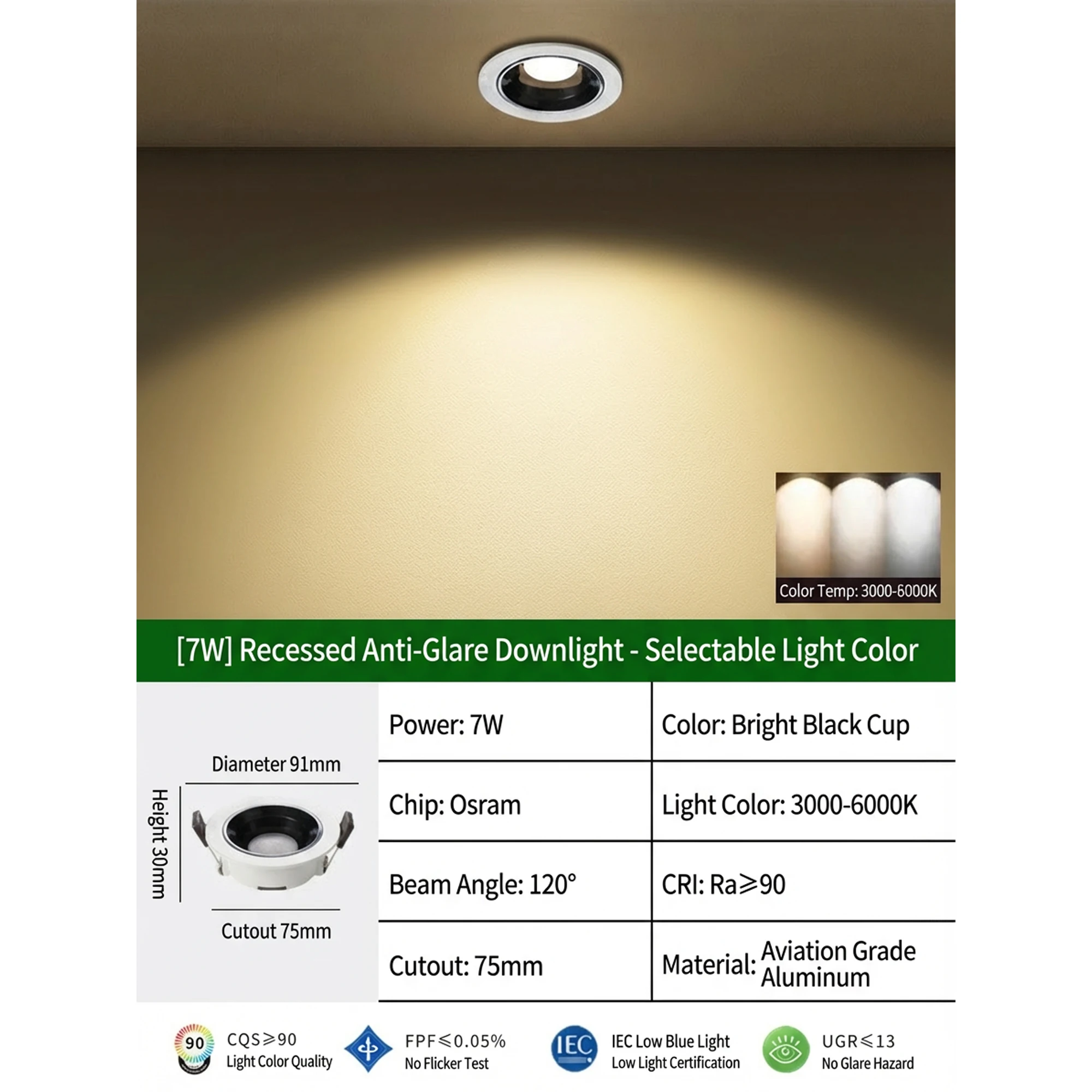 LED Surface Mounted Downlight Nordic Style Living Room/Aisle Ceiling No-Hole Modern Simple Macaron Lamp Fixture