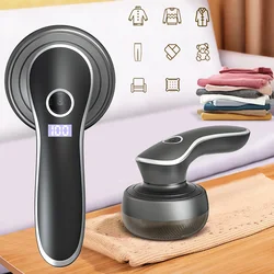 Electric Digital Display Lint Remover Rechargeable Pellet Fabric Shaver For Clothing Clothes Fluff Hair Balls Portable Remover