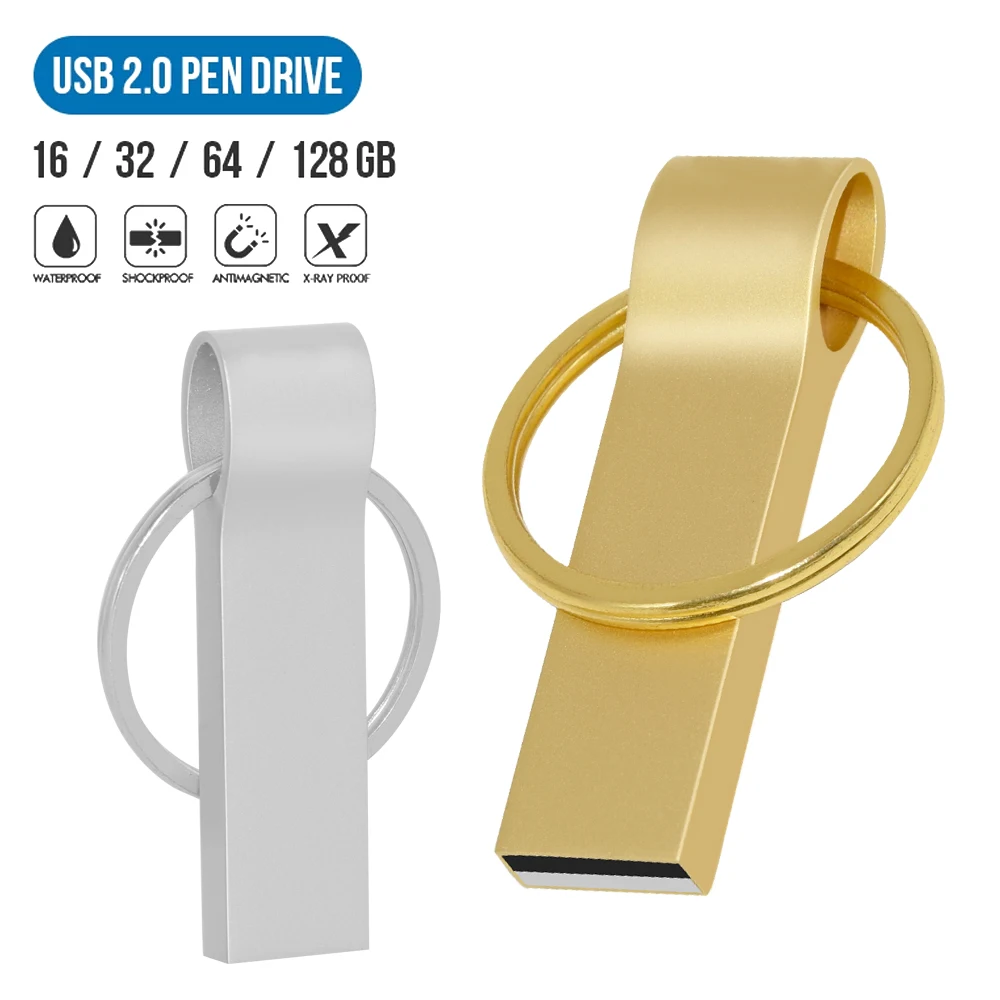 Hight quality USB flash drive pen drive 4GB 8GB 16GB 32GB waterproof usb pendrive 64gb Memory Stick Real Capacity u disk cle usb