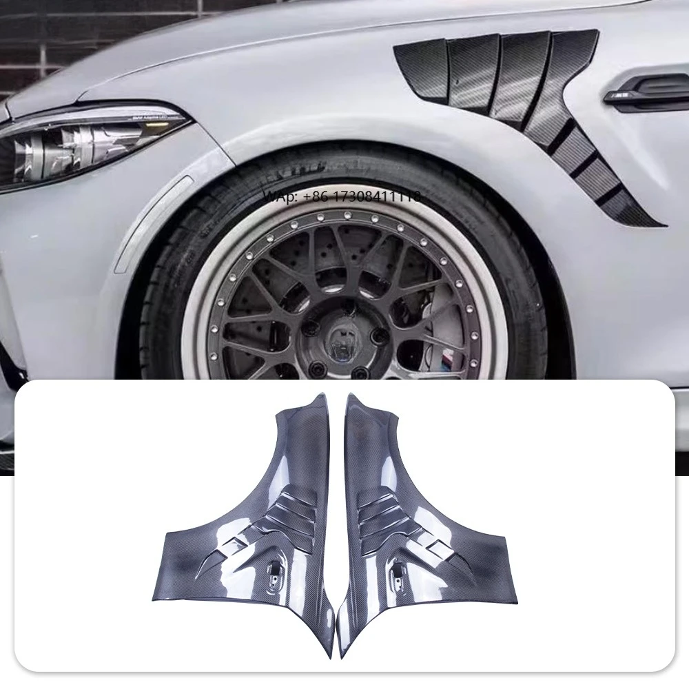 

For 2 Series F87 M2 Real Carbon Fiber Fender Modification Upgrade 2014-2020 Upgrade Car Side Vent Air Flow Fender Intake