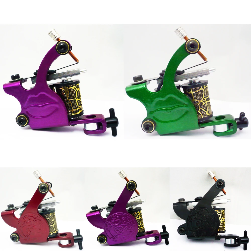 10 Wrap Coil Tattoo Machine Gun For Liner And Shader Beginner Beauty Care Tool Tattoo Body Art Machine Tattoo Supplies
